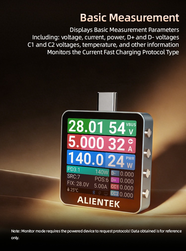 ALIENTEK C2 Lite USBテスター 2