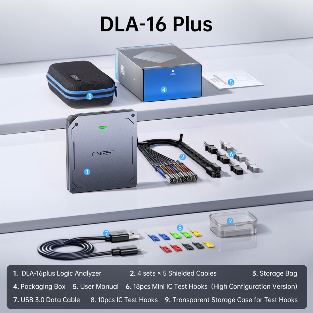 FNIRSI DLA-16 Plus ロジックアナライザー