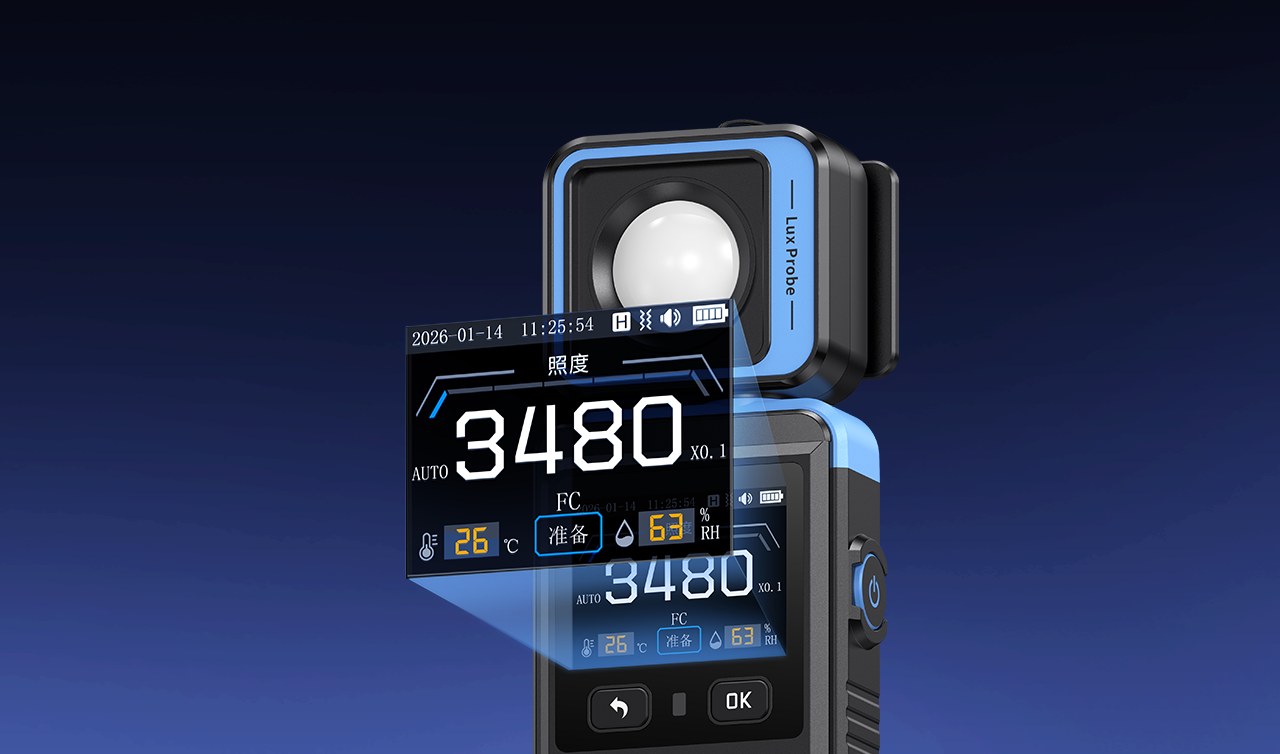 FNIRSI FPM-02 カラーディスプレイ照度計 3