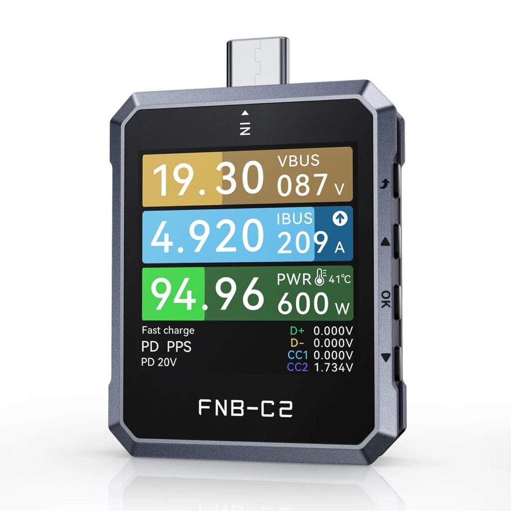 FNIRSI FNB-C2 USB-Cテスター